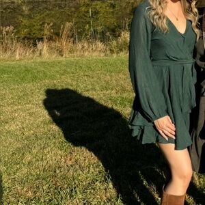 Elegant Green Women's Green Dress